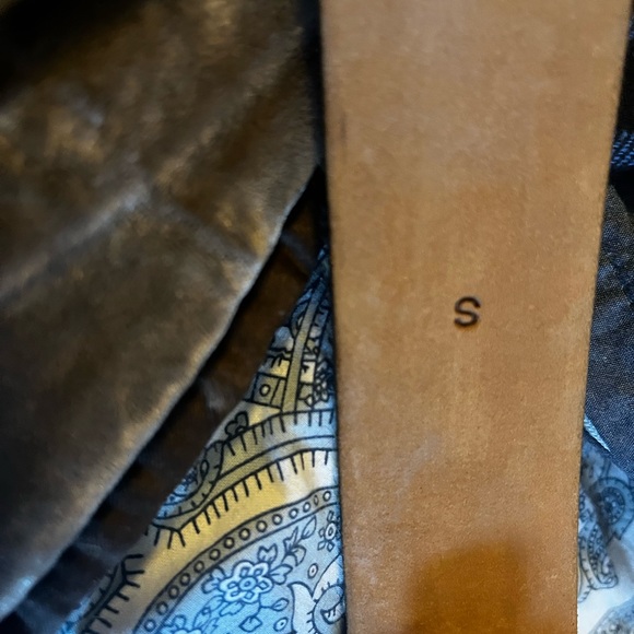 NWOT W. Klienberg genuine leopard hair calf belt* - Picture 6 of 8